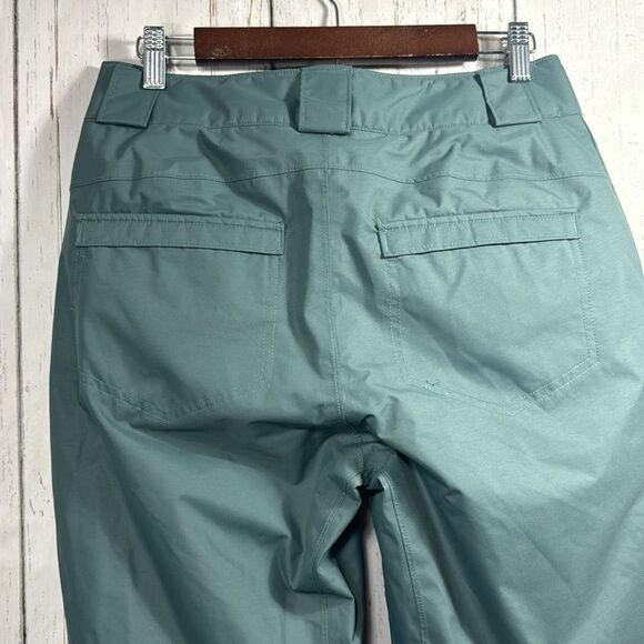 Columbia Insulated Arctic Trip Snow Omni Tech Waterproof Green Winter Pants - Picture 9 of 16